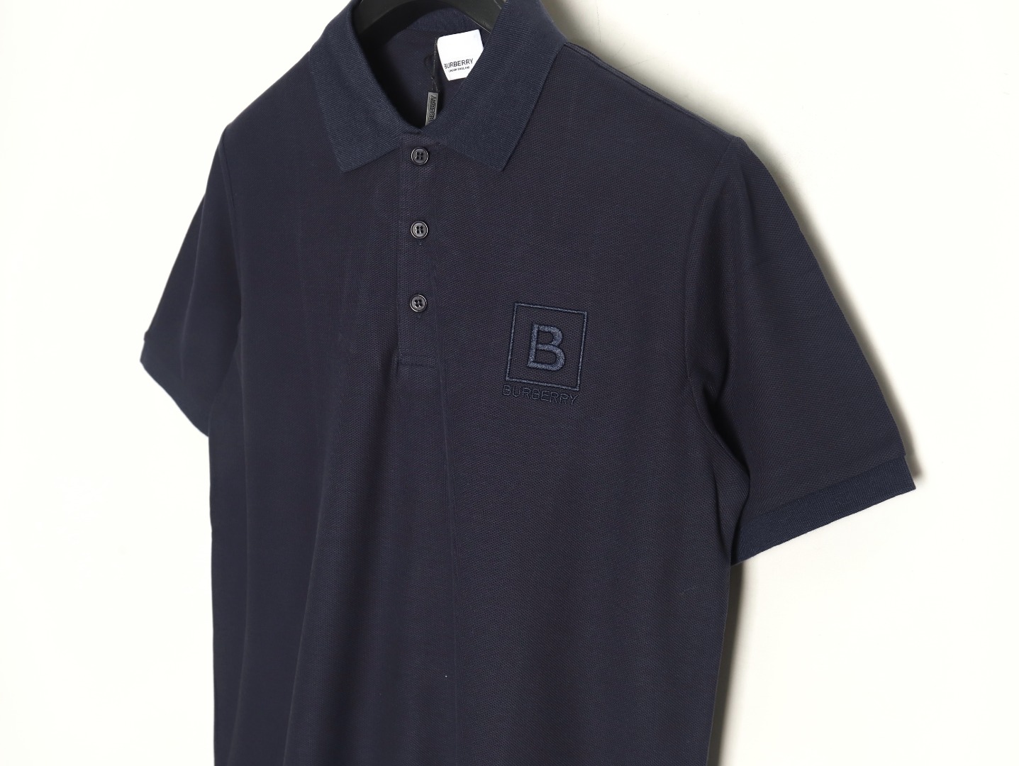 Burberry chest B-embroidered short-sleeved polo shirt TSK3