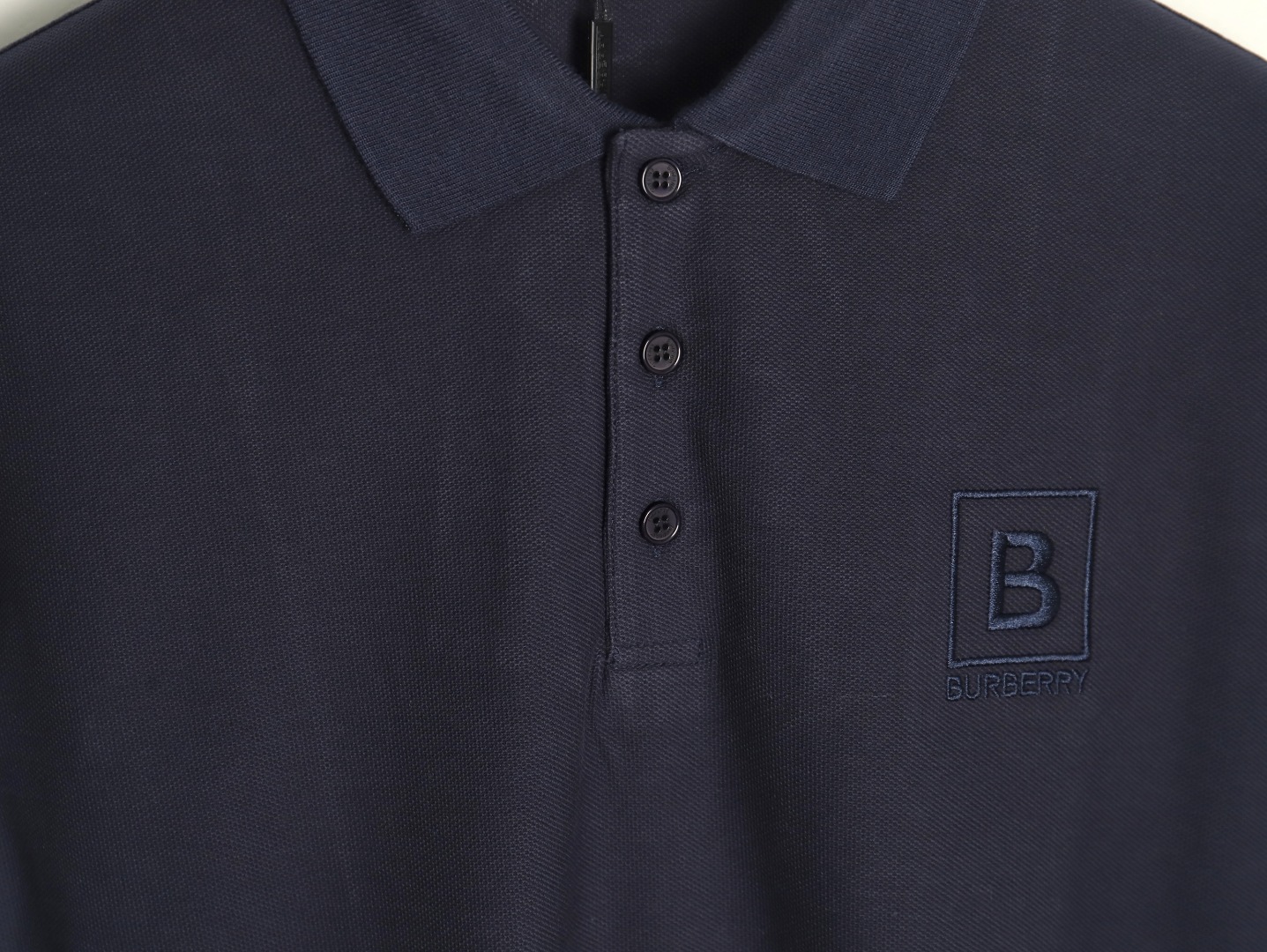Burberry chest B-embroidered short-sleeved polo shirt TSK3