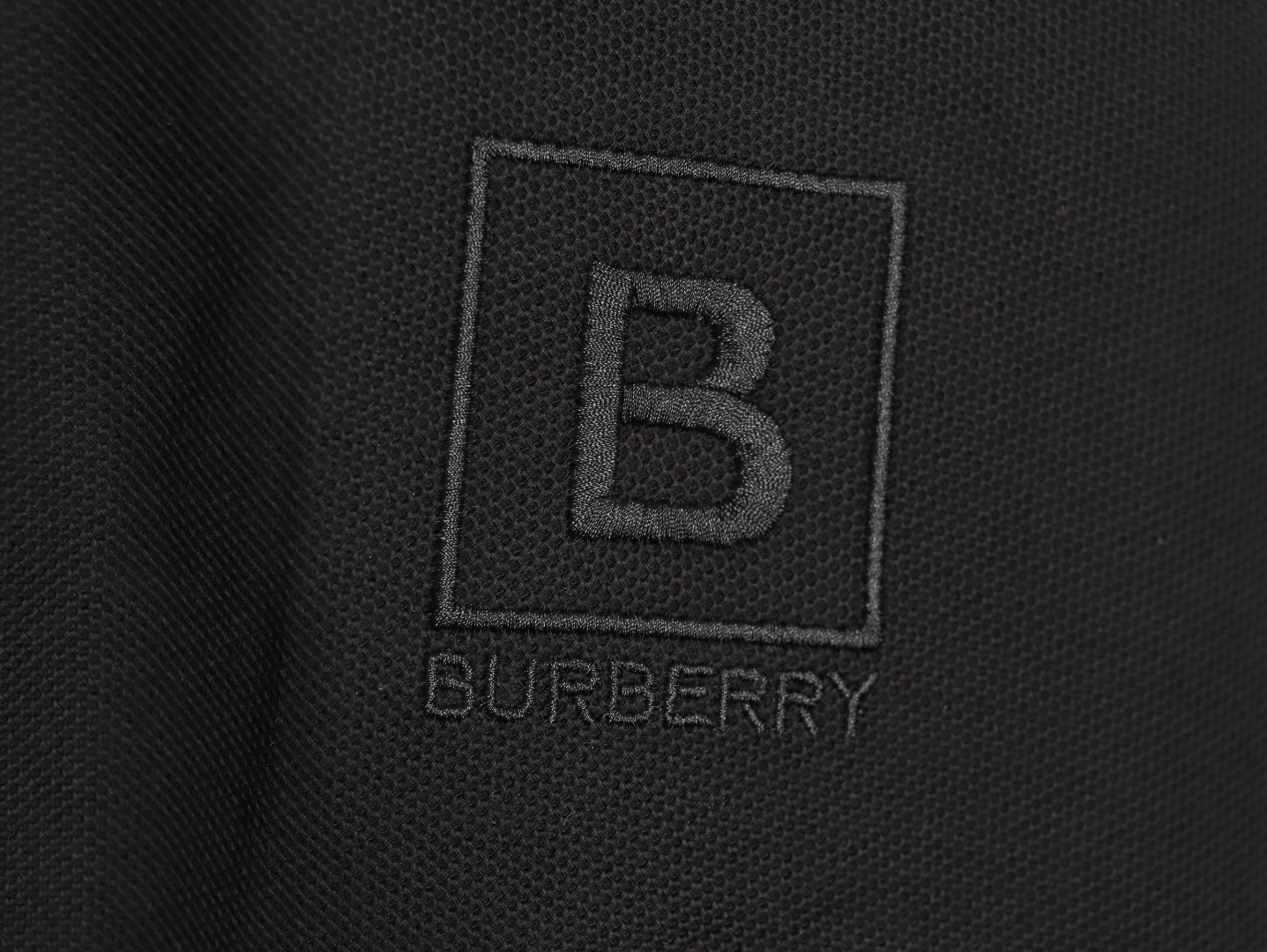 Burberry chest B-embroidered short-sleeved polo shirt TSK4