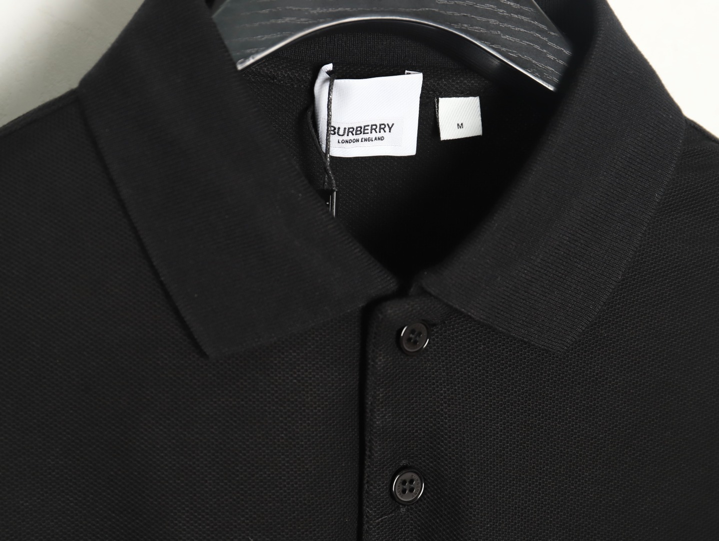 Burberry chest B-embroidered short-sleeved polo shirt TSK4