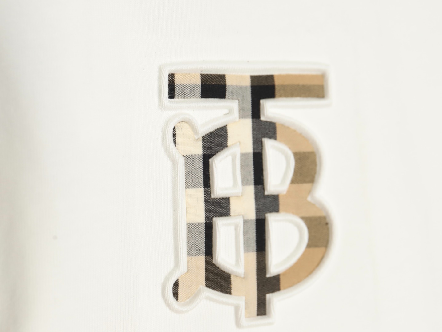 Burberry chest plaid B letter short sleeves