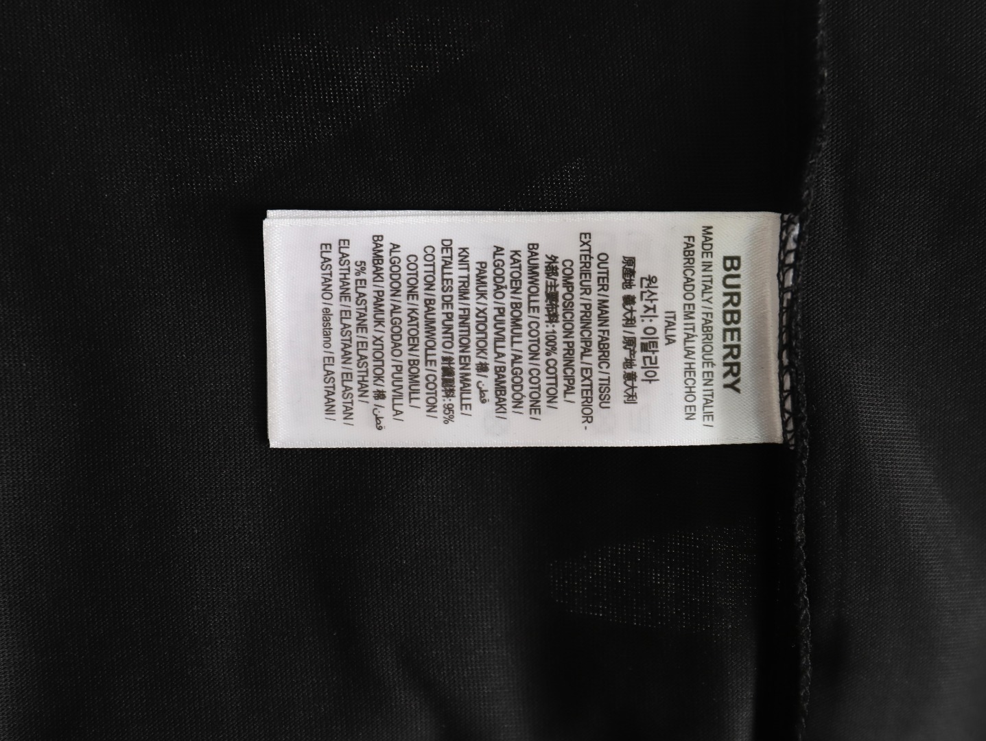 Burberry chest plaid B letter short sleeves TSK1