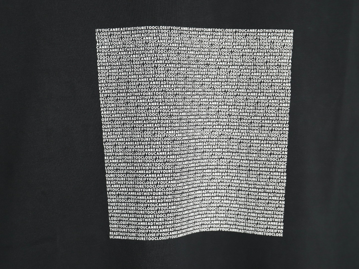 Balenciaga reverse stitching design dense English letters short sleeves