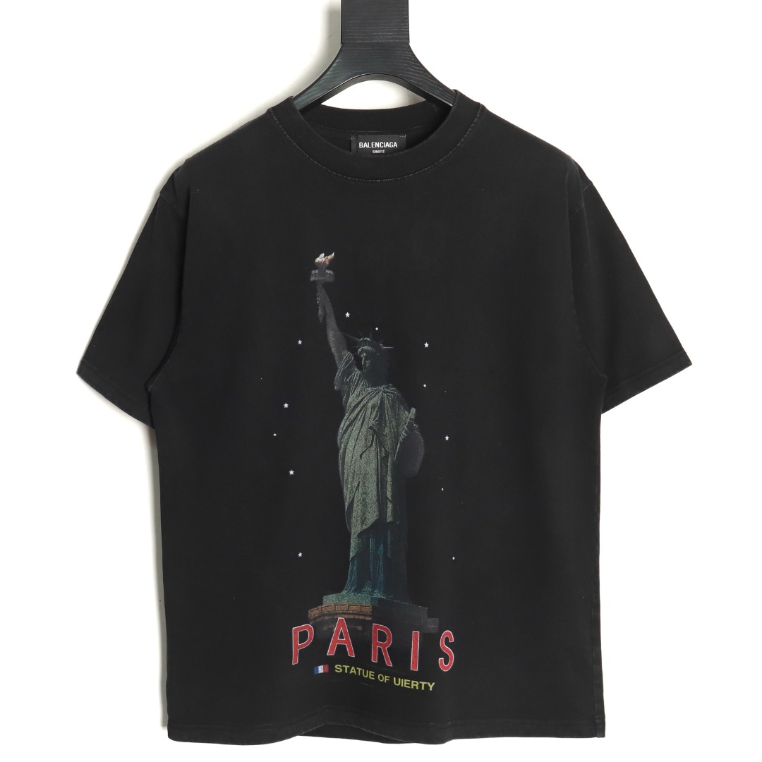 Balenciaga Statue of Liberty short-sleeved T-shirt TSK1