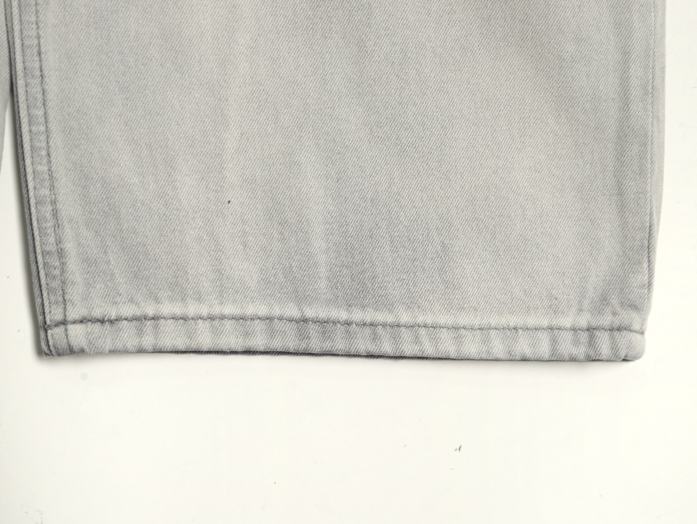 Balenciaga white waxed heavy jeans