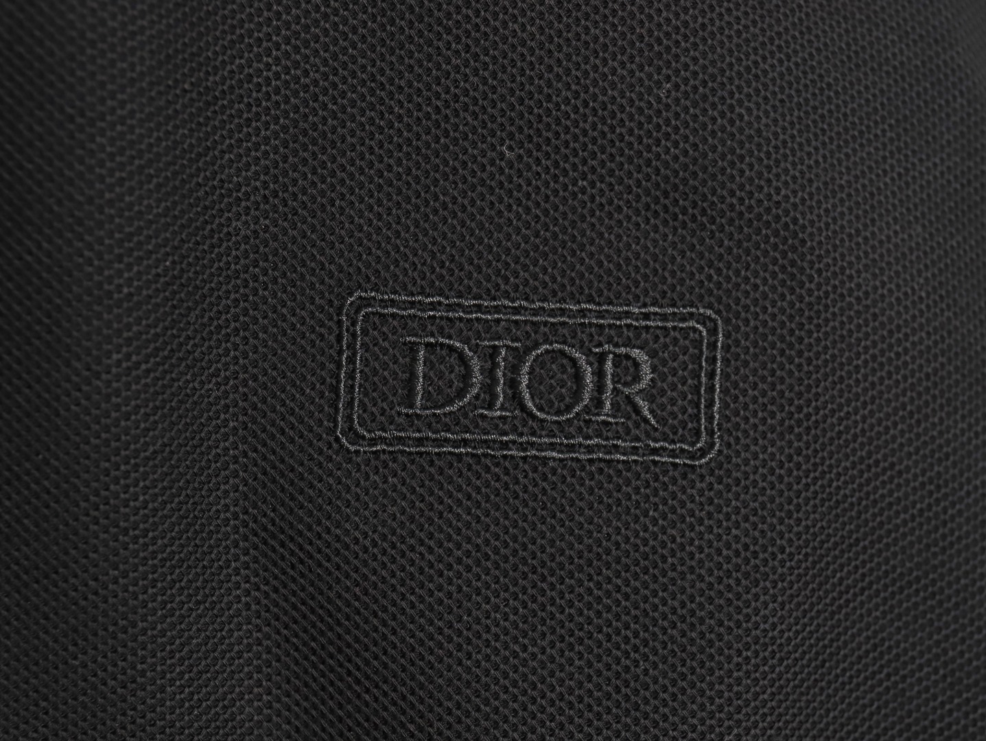 Dior square embroidery short sleeve polo shirt TSK3