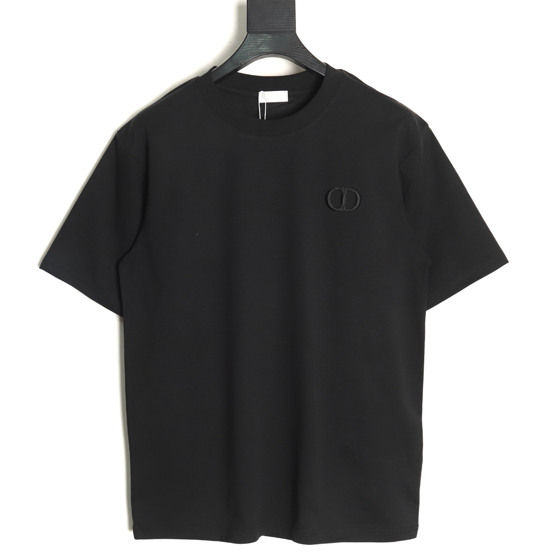 Dior classic CD embroidered letter short sleeve