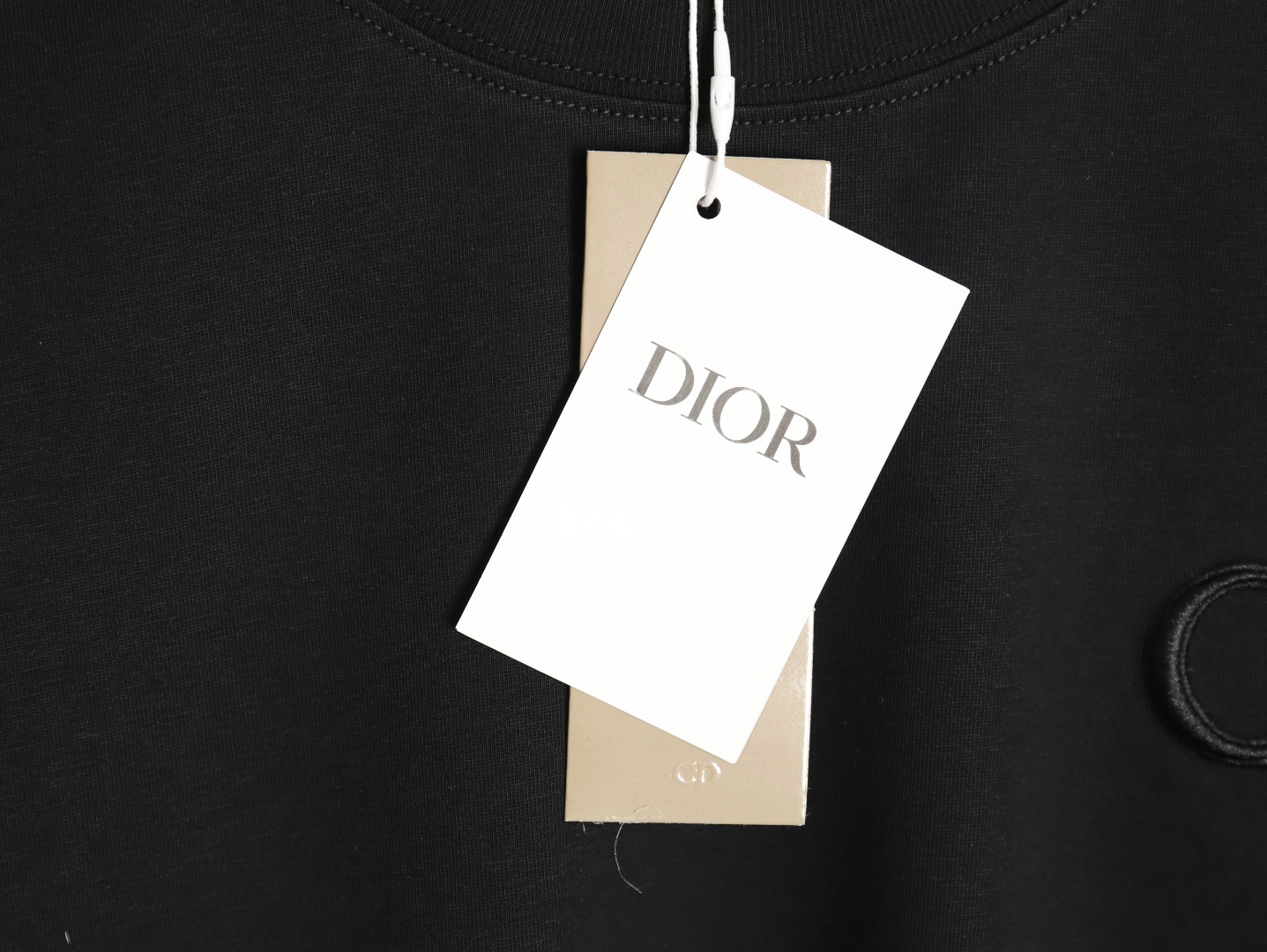 Dior classic CD embroidered letter short sleeve