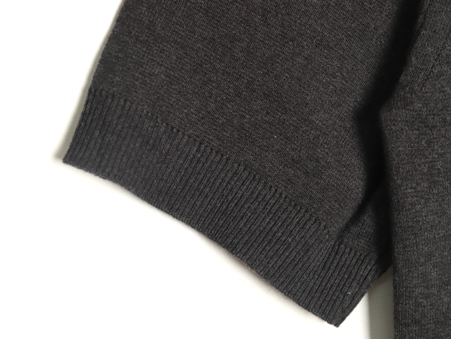 Gucci collar intarsia knitted short-sleeved T-shirt