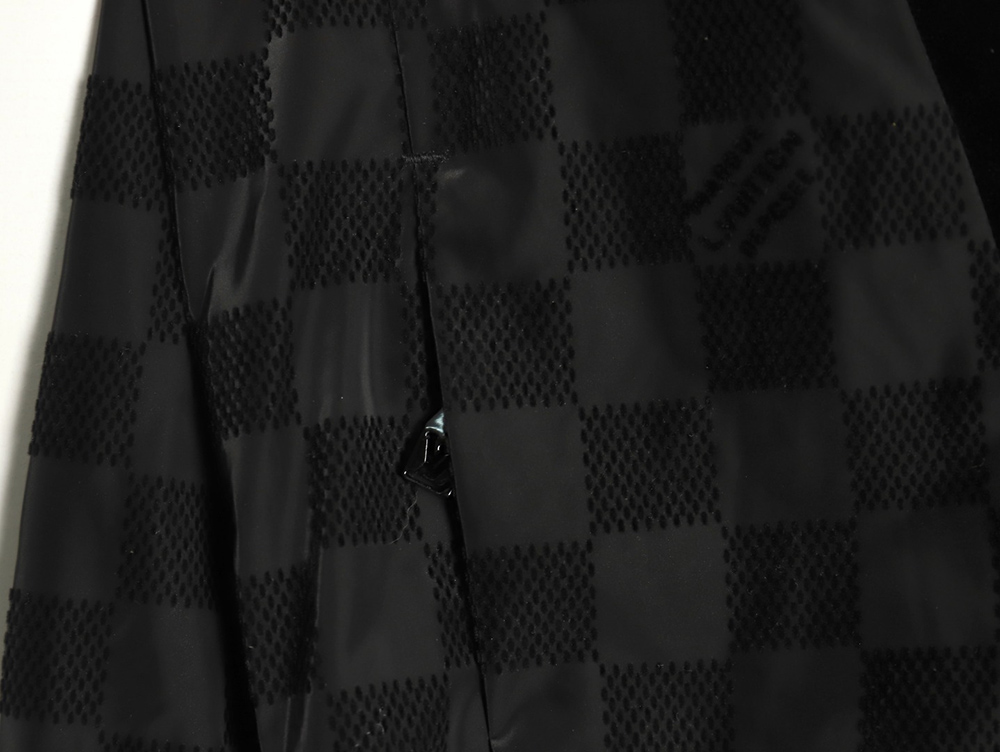 Louis vuitton checkerboard letter flocked jacquard jacket
