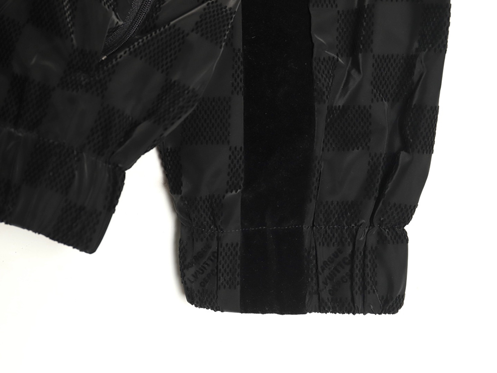 Louis vuitton checkerboard letter flocked jacquard jacket