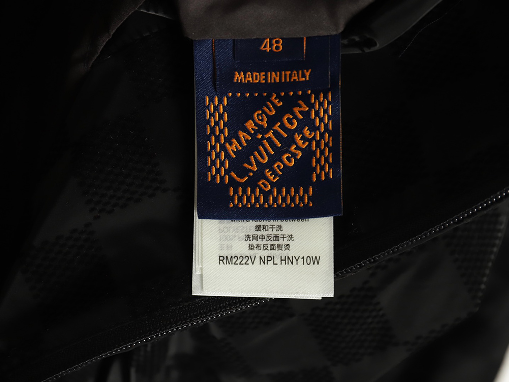 Louis vuitton checkerboard letter flocked jacquard jacket
