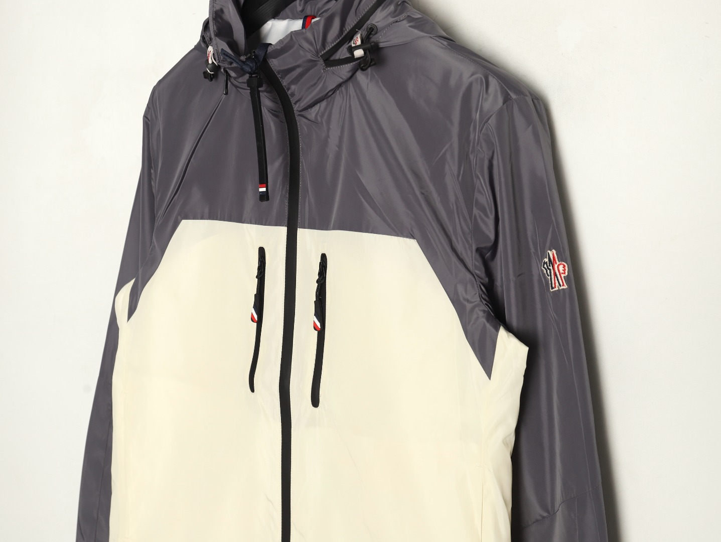 Moncler top-bottom patchwork lightweight jacket