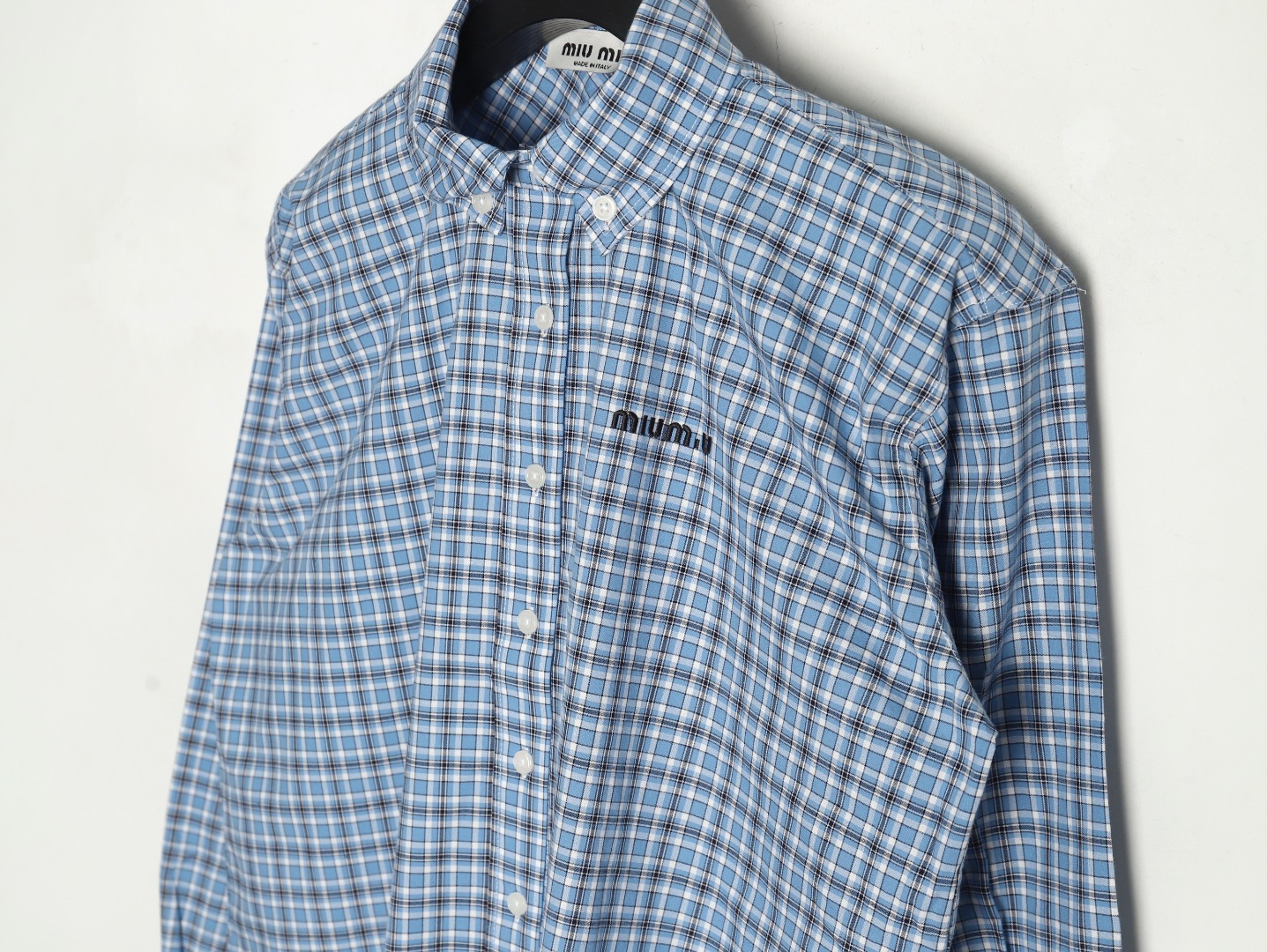 Miu miu checked shirt