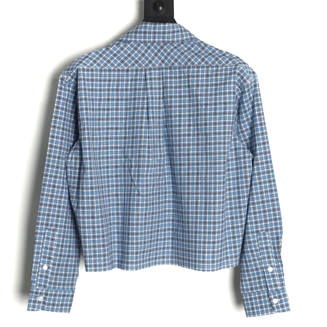 Miu miu checked shirt