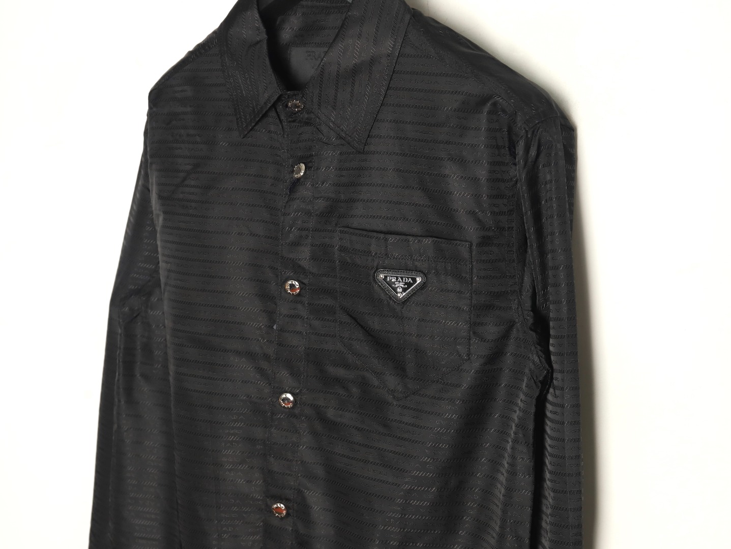 Prada all over printed lightweight shirt