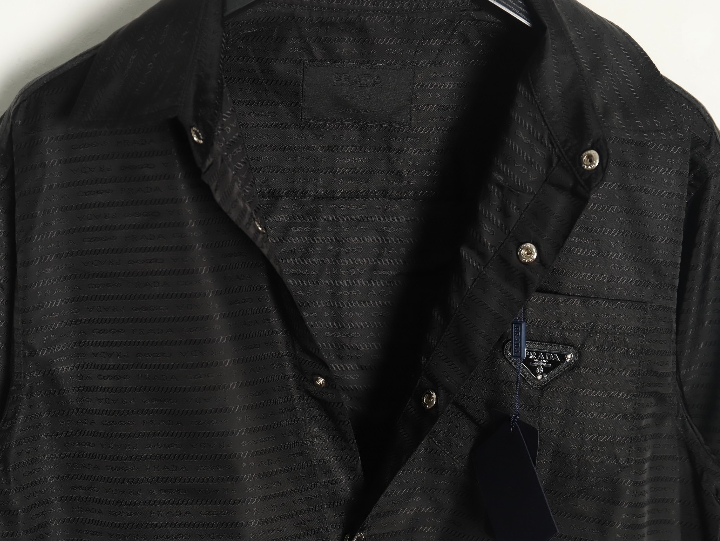 Prada all over printed lightweight shirt
