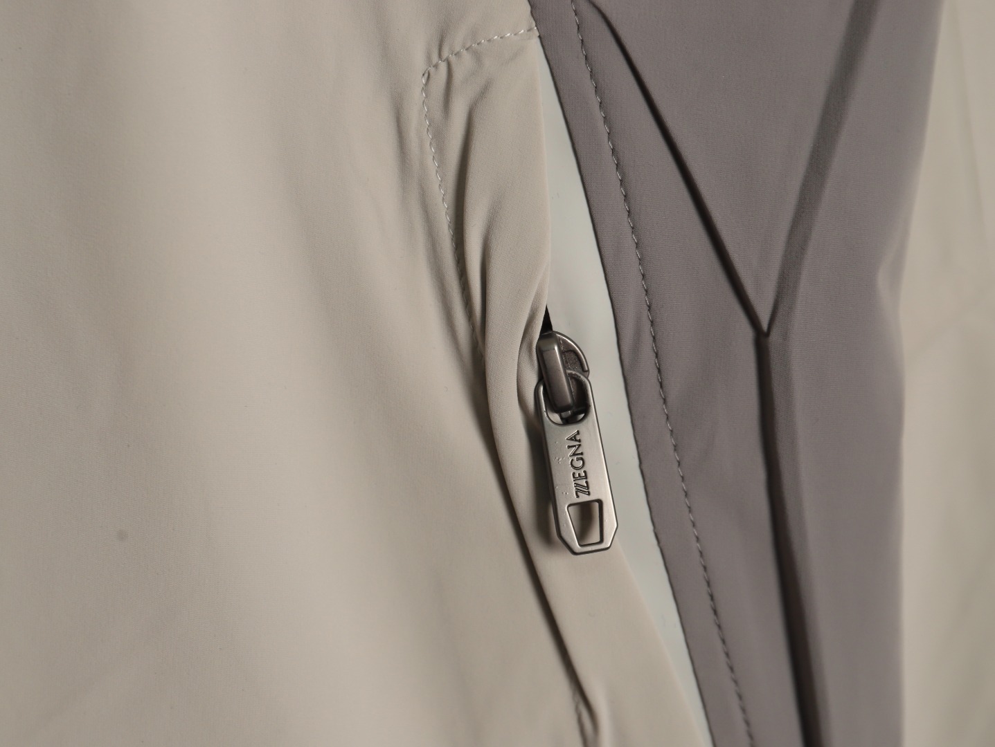 Zegna paneled lightweight jacket