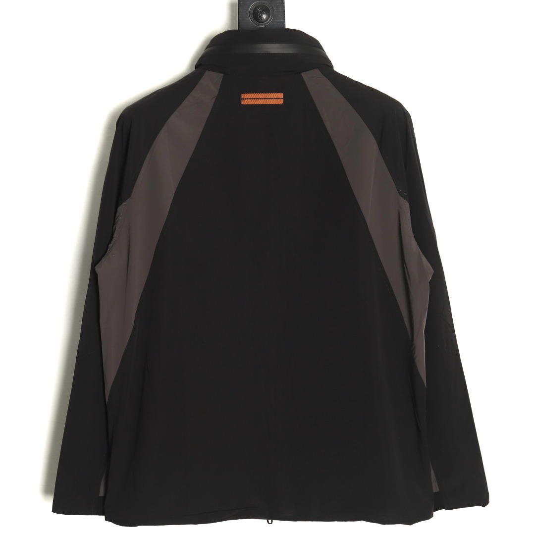 Zegna paneled lightweight jacket TSK1