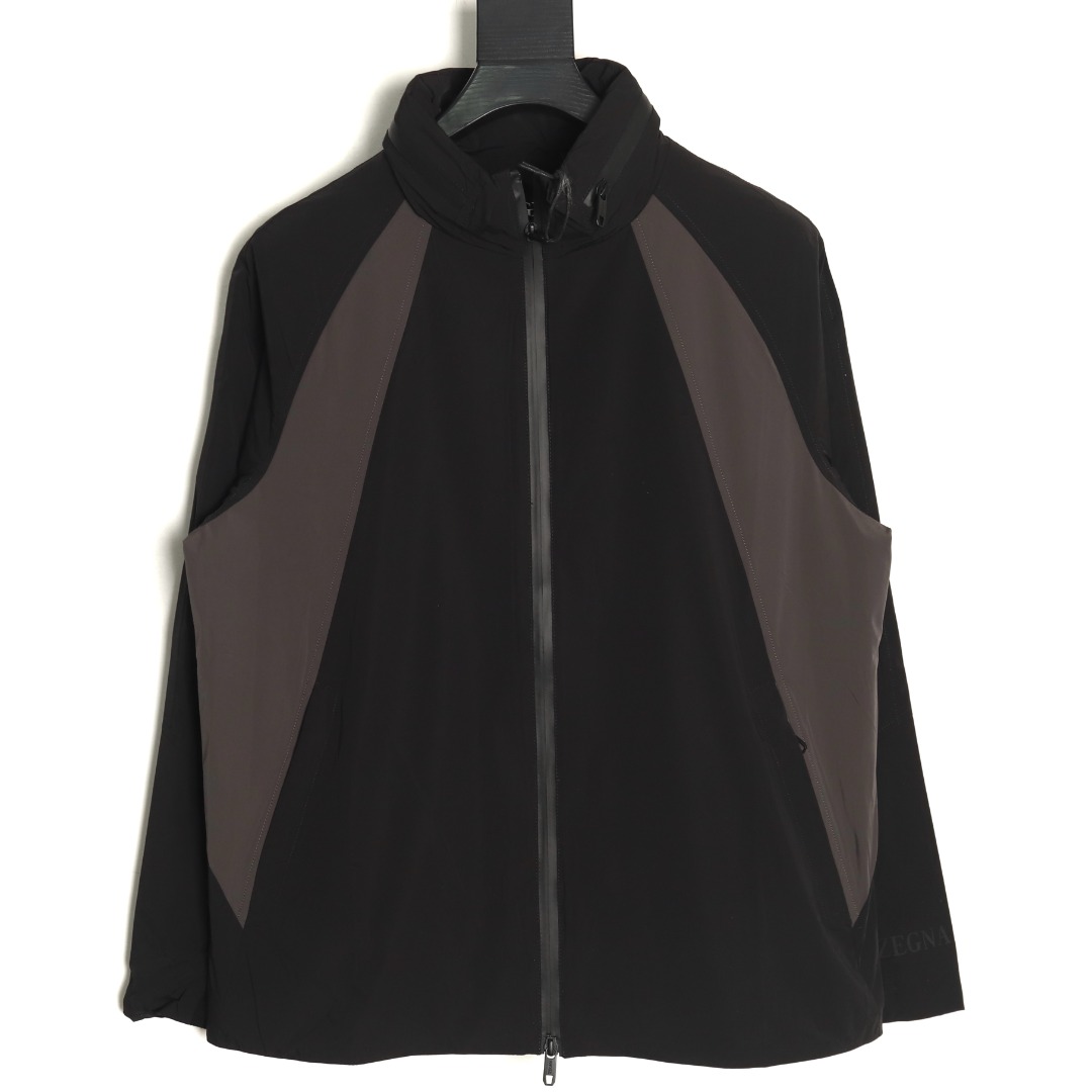 Zegna paneled lightweight jacket TSK1