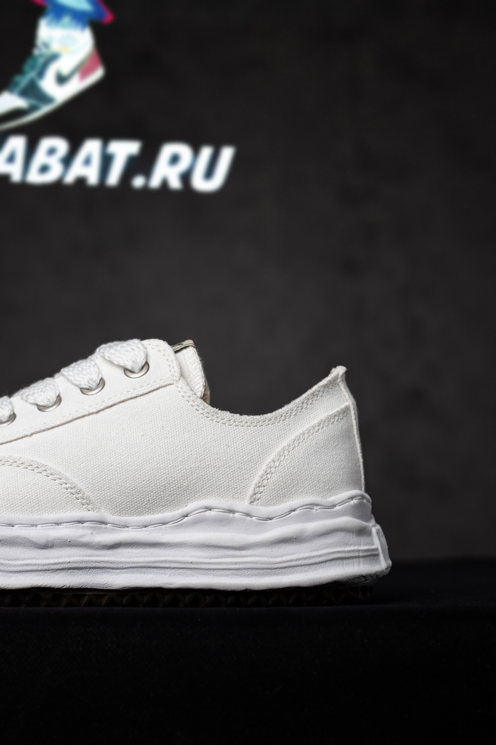 Maison Mihara Yasuhiro Hank OG Sole Canvas Low White