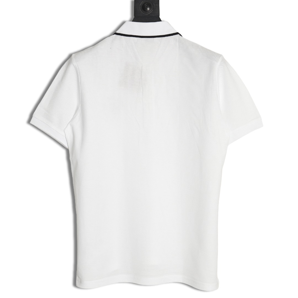 Burberry Rubik's Cube Embroidered Short Sleeve Polo Shirt
