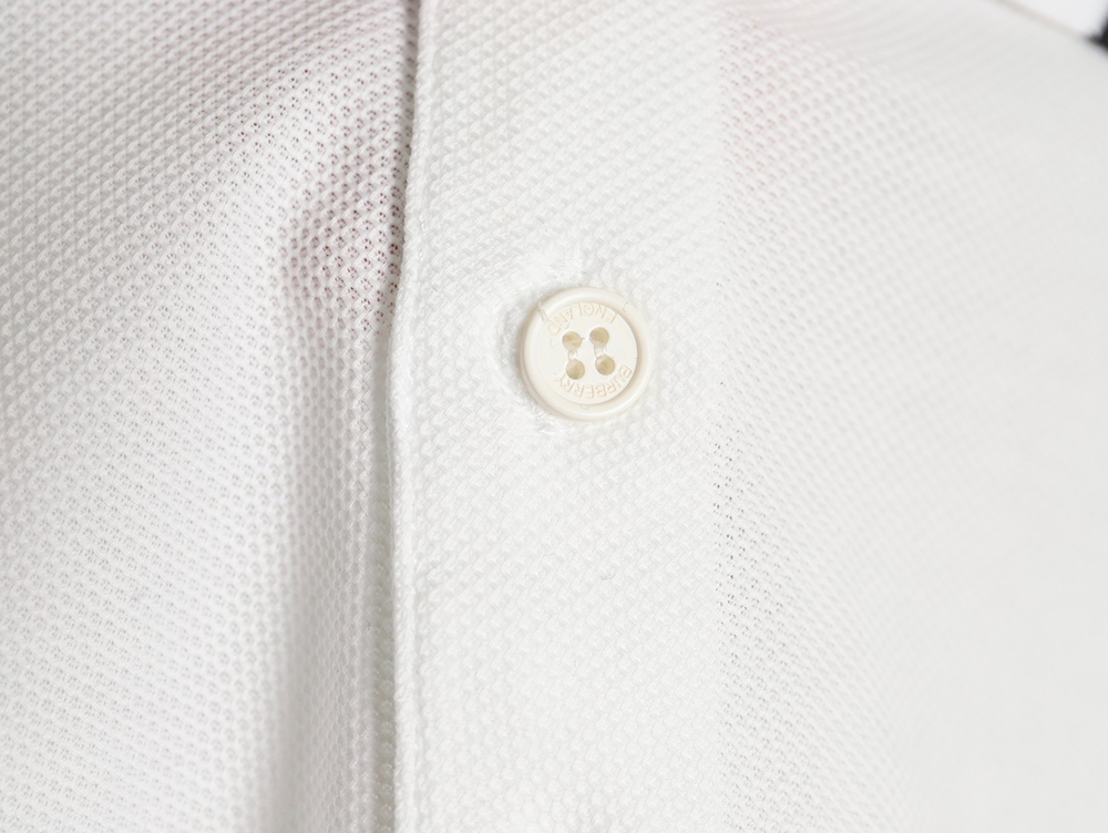 Burberry Rubik's Cube Embroidered Short Sleeve Polo Shirt
