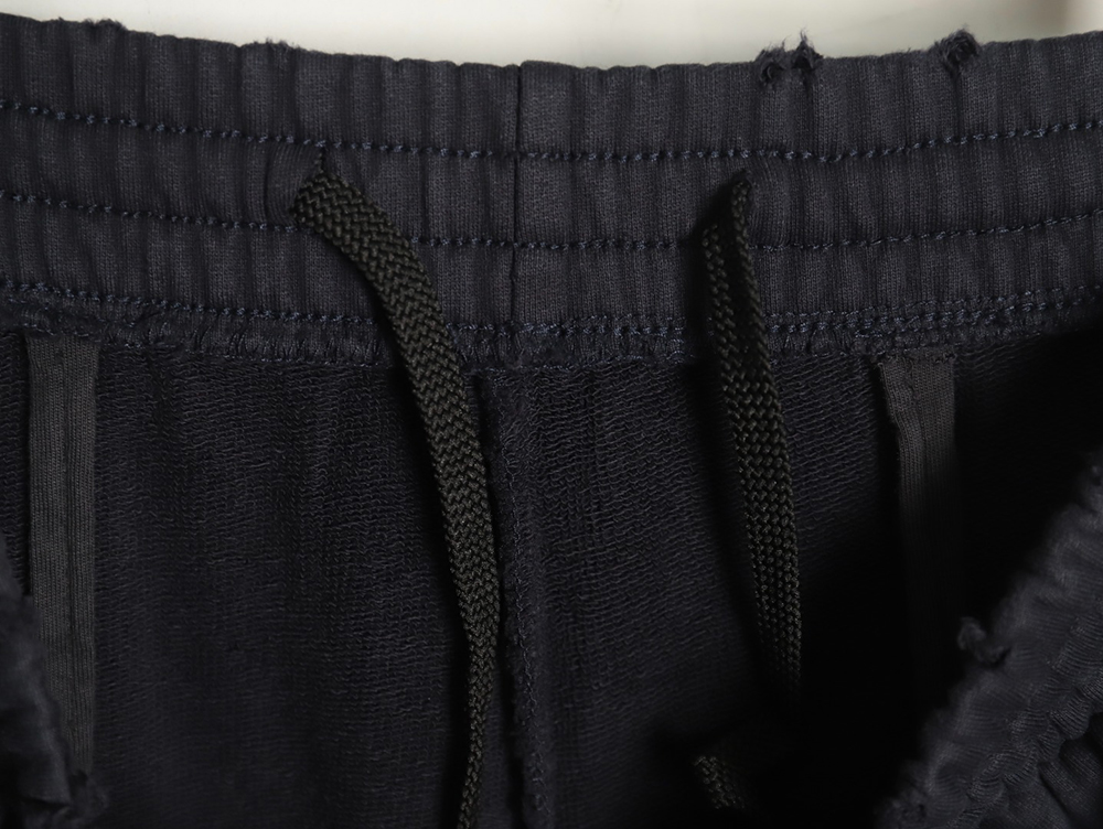 Balenciaga heavyweight batik washed embroidered wide-leg trousers