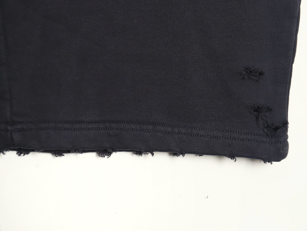 Balenciaga heavyweight batik washed embroidered wide-leg trousers