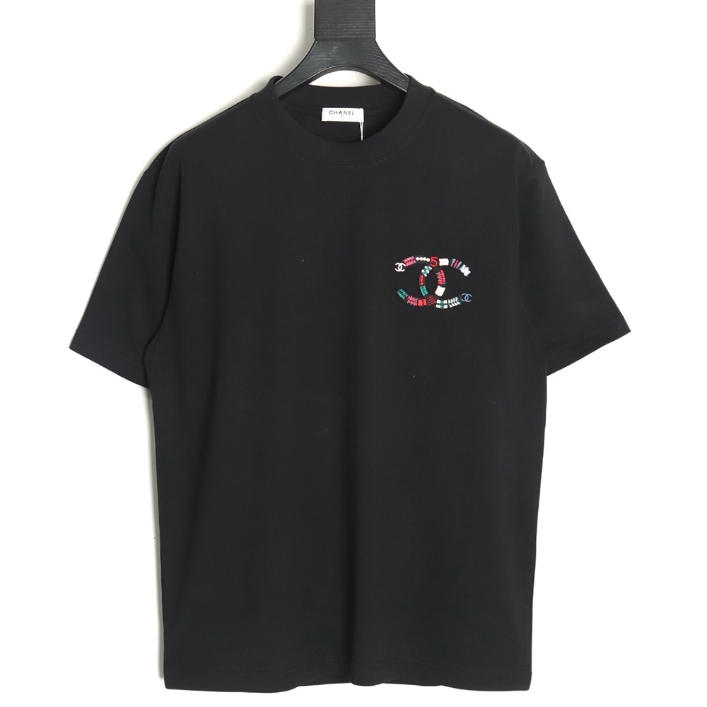 Chanel woven embroidered short sleeves TSK1
