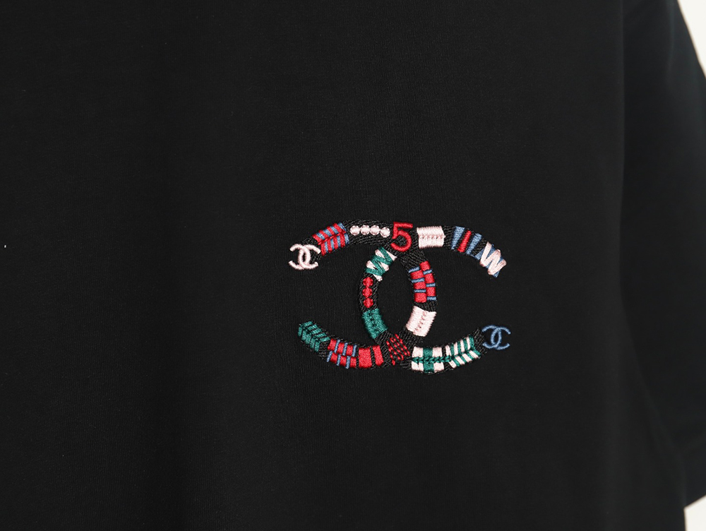 Chanel woven embroidered short sleeves TSK1
