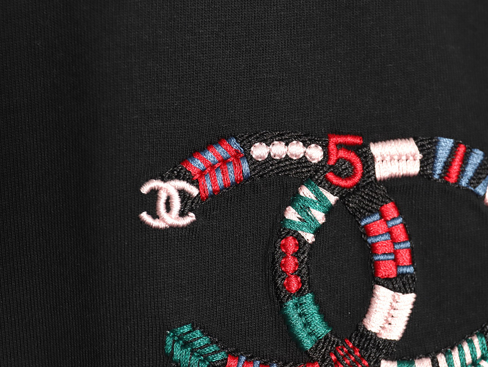 Chanel woven embroidered short sleeves TSK1