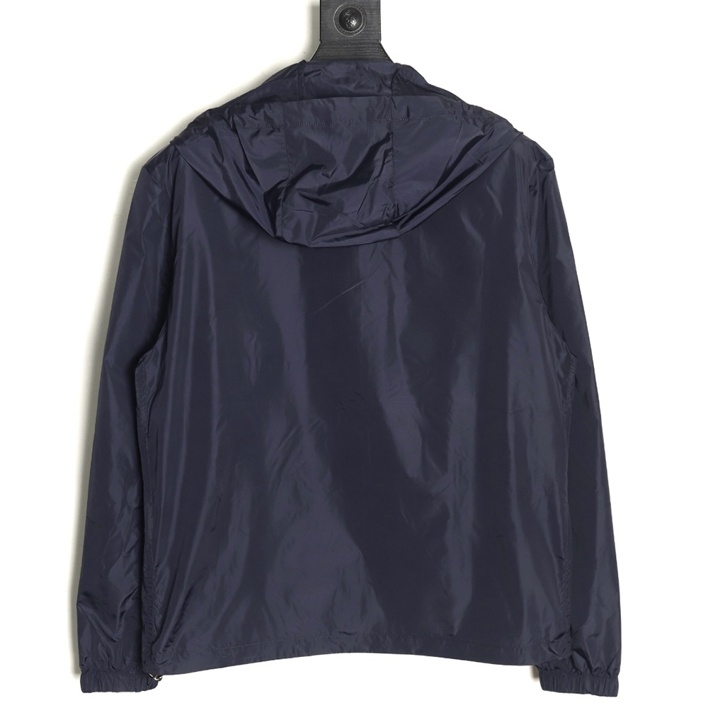 Fendi badge hooded jacket