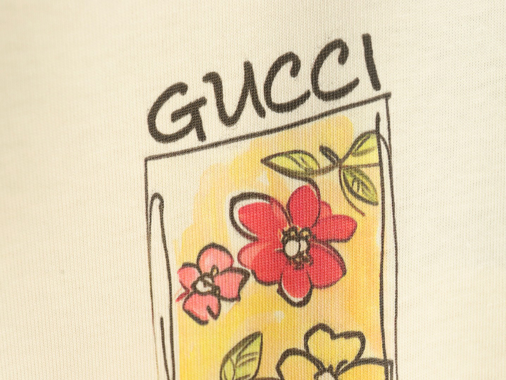 Gucci funny cartoon print short sleeves TSK6