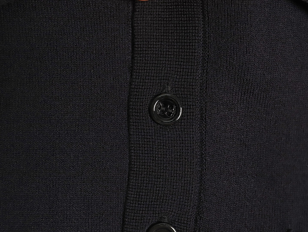 Gucci Small Logo Intarsia Knitted Short Sleeve Polo Shirt