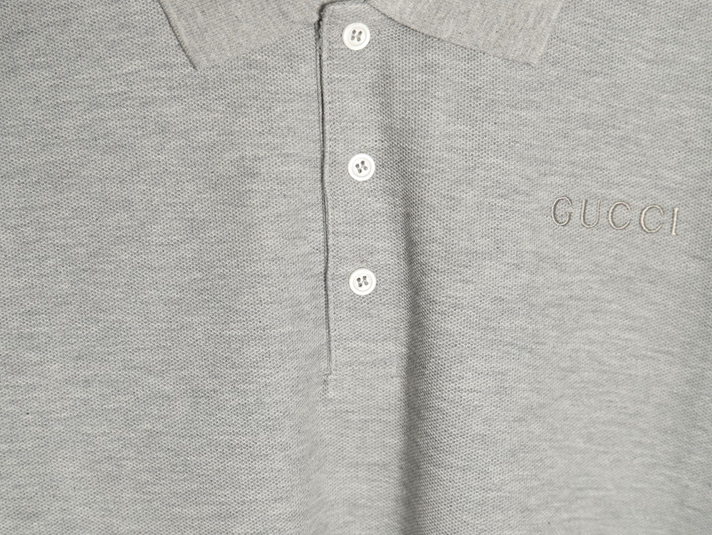 Gucci webbing splicing short-sleeved POLO shirt TSK1
