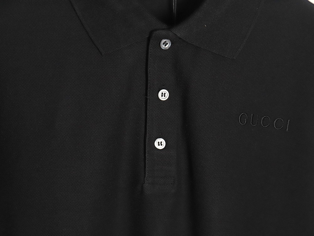 Gucci webbing splicing short-sleeved POLO shirt TSK3