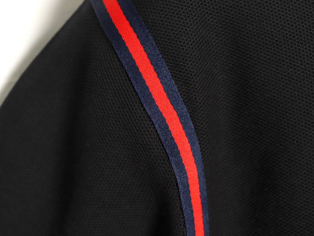 Gucci webbing splicing short-sleeved POLO shirt TSK3