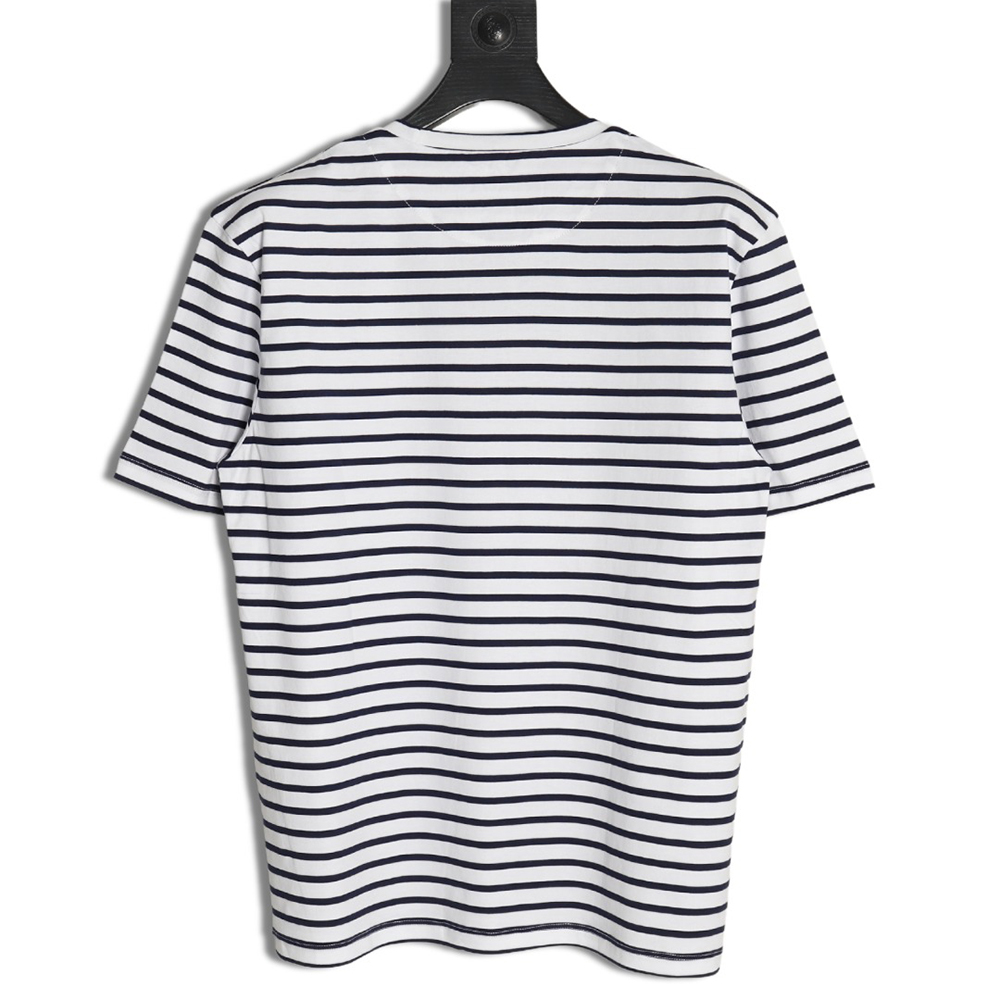 Prada Striped Pocket Short Sleeve T-Shirt