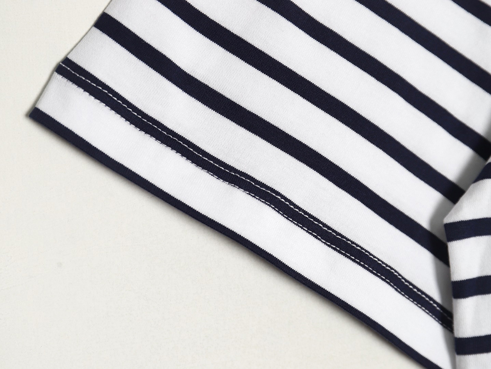 Prada Striped Pocket Short Sleeve T-Shirt