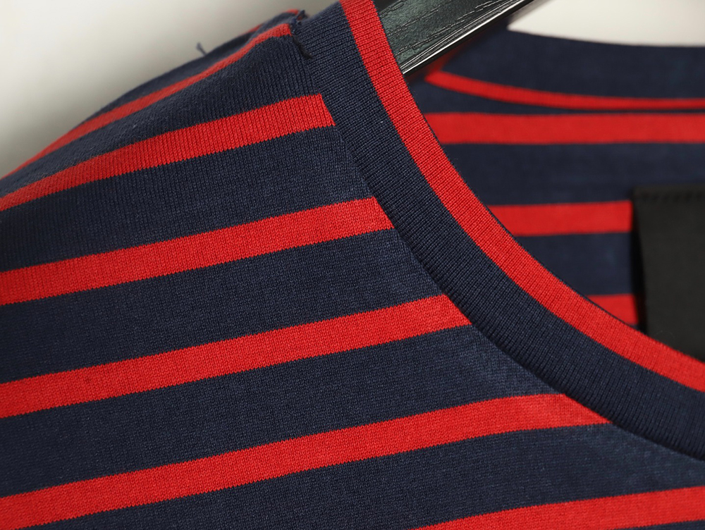 Prada Striped Pocket Short Sleeve T-Shirt TSK1