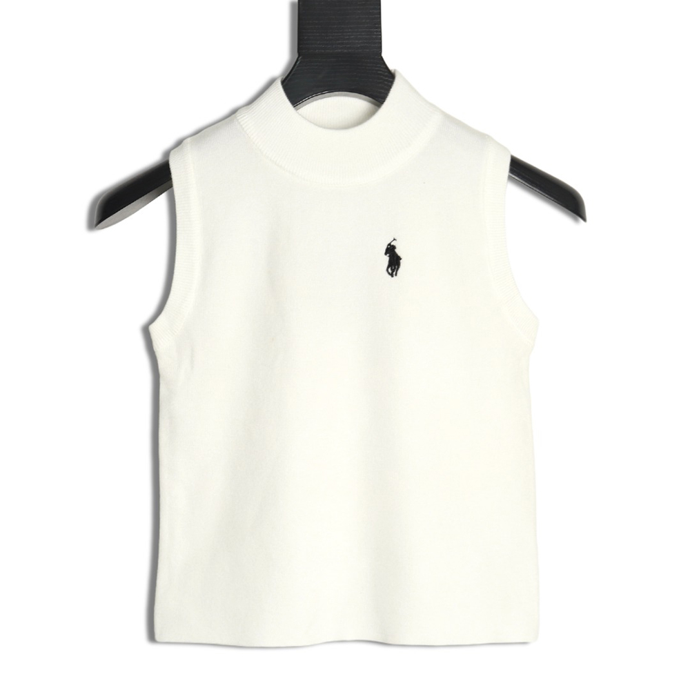 Ralph Lauren Women's Embroidered Logo Knit Vest