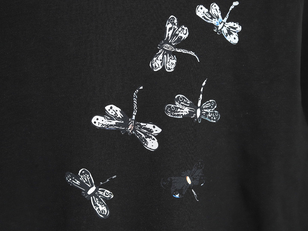 Dior small dragonfly print T-shirt