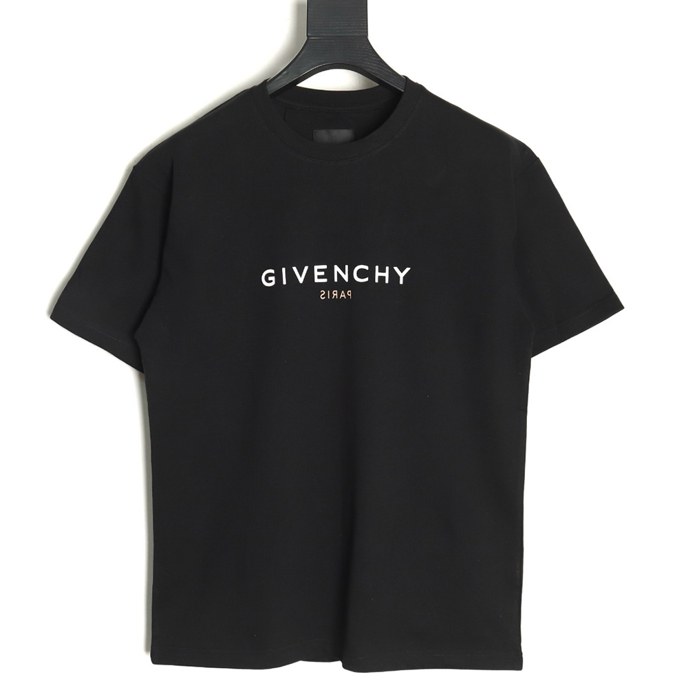 Givenchy reverse lettering print short sleeve T-shirt