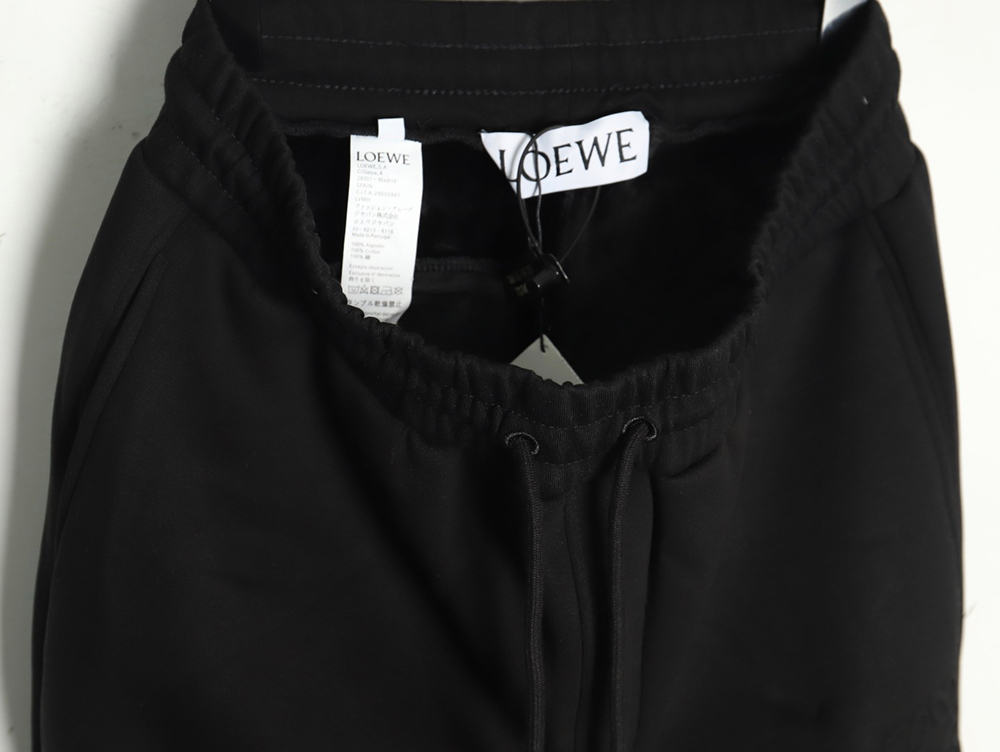Loewe obscure logo embossed fleece trousers