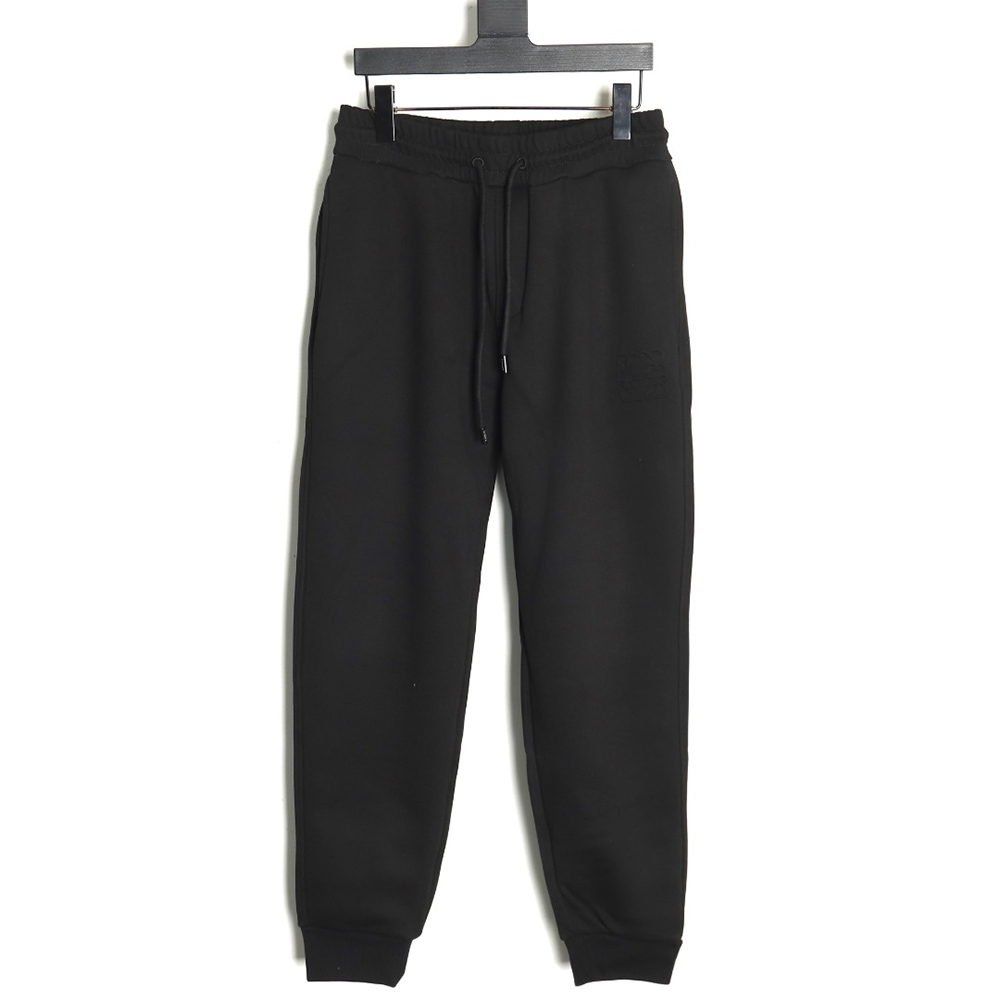 Loewe obscure logo embossed fleece trousers