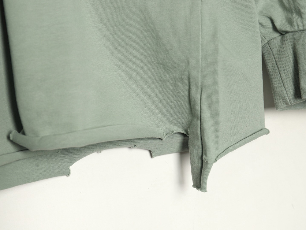 Balenciaga ripped long sleeves with blurred pattern
