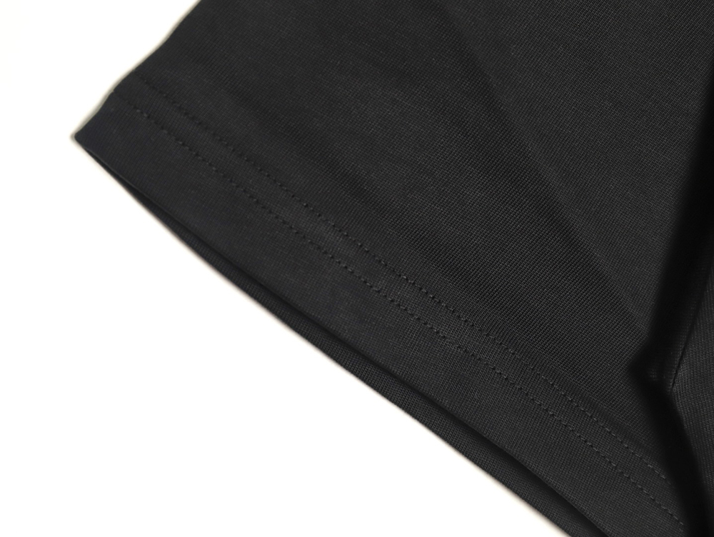 Balenciaga obscure lock letter embroidered short-sleeved T-shirt TSK1
