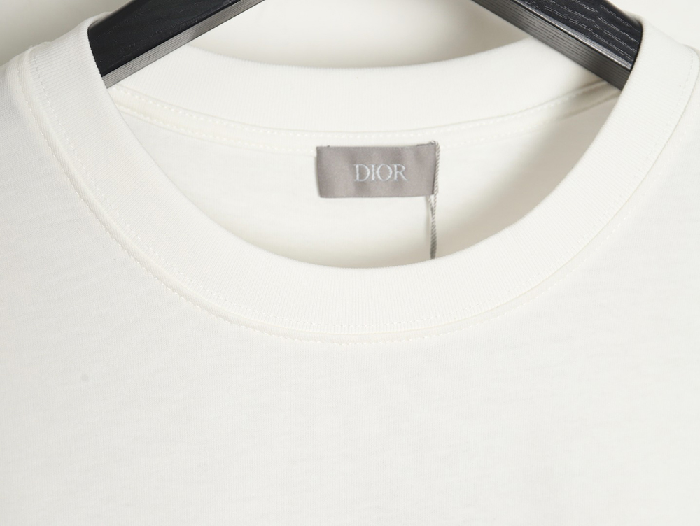 Dior patch embroidered lettering short sleeves