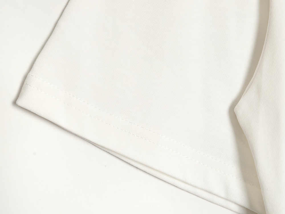Dior patch embroidered lettering short sleeves